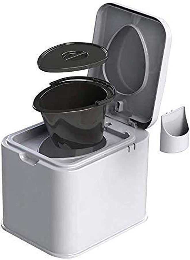 eOnekart Supremo Portable Commode Toilet Seat | Lightweight & Durable | Easy to Use & Carry | Ideal for Indoor & Outdoor, Travel, Elderly, Camping & Home Use | Strong Build & Comfortable Design - Image 1