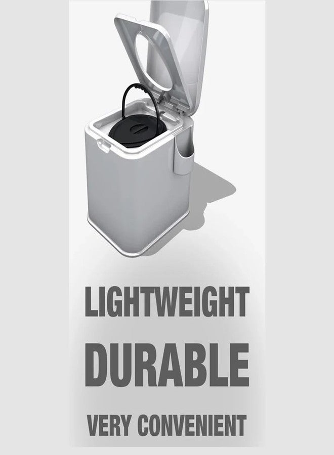 eOnekart Supremo Portable Commode Toilet Seat | Lightweight & Durable | Easy to Use & Carry | Ideal for Indoor & Outdoor, Travel, Elderly, Camping & Home Use | Strong Build & Comfortable Design - Image 5