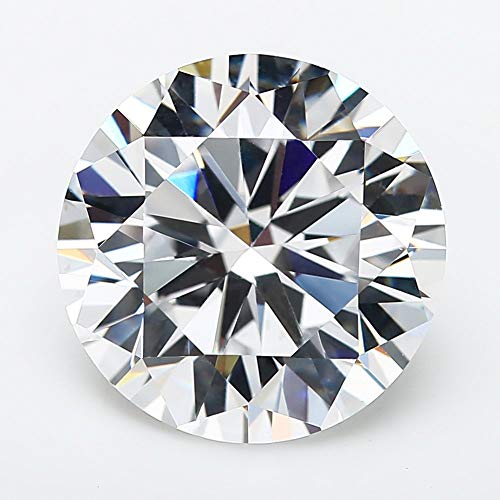 JIANGYUANGEMS 50pcs 7.0mm 5A Round Machine Cut White Cubic Zirconia Stone Loose CZ Synthetic Gemstone for Jewelry Making - Image 2
