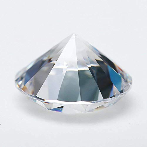 JIANGYUANGEMS 50pcs 7.0mm 5A Round Machine Cut White Cubic Zirconia Stone Loose CZ Synthetic Gemstone for Jewelry Making - Image 3