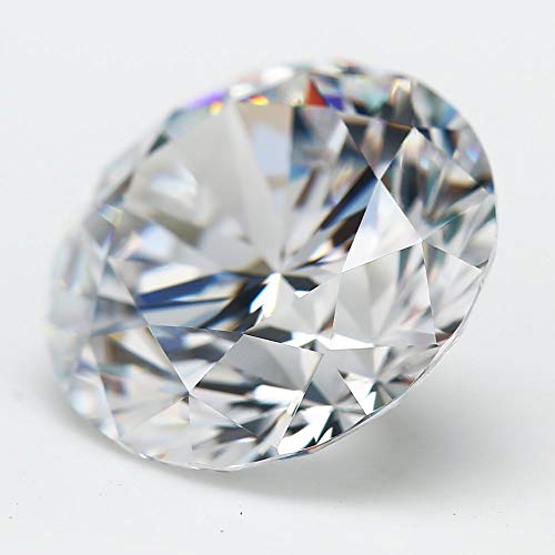 JIANGYUANGEMS 50pcs 7.0mm 5A Round Machine Cut White Cubic Zirconia Stone Loose CZ Synthetic Gemstone for Jewelry Making - Image 5