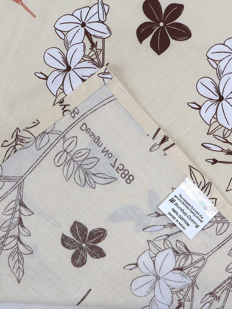 Bombay Dyeing Vintage Collection King Bedsheet 180 TC, 100% Pure Cotton Premium Bedsheet with 2 Pillow Covers - Image 3