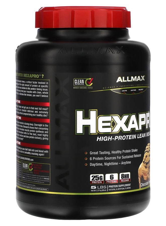 Allmax Hexapro™ High-Protein Lean Meal Chocolate Peanut Butter 5 lbs (2.27 kg) - Image 2