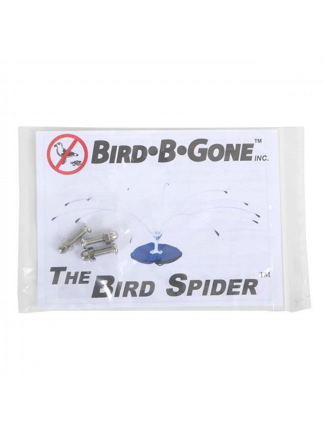 BIRD.B.GONE Bird B Gone - Weighted Sand Bag Base (6.5 lbs) - Stabilizer for Bird Spider 360 & Repeller 360 Deterrents - Weatherproof Blue Canvas - for Boats and Docks - Portable - Installation Hardware Included - Image 5