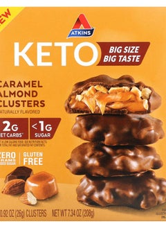 Atkins Caramel Almond Clusters 8 Clusters 0.92 oz (26 g) Each 