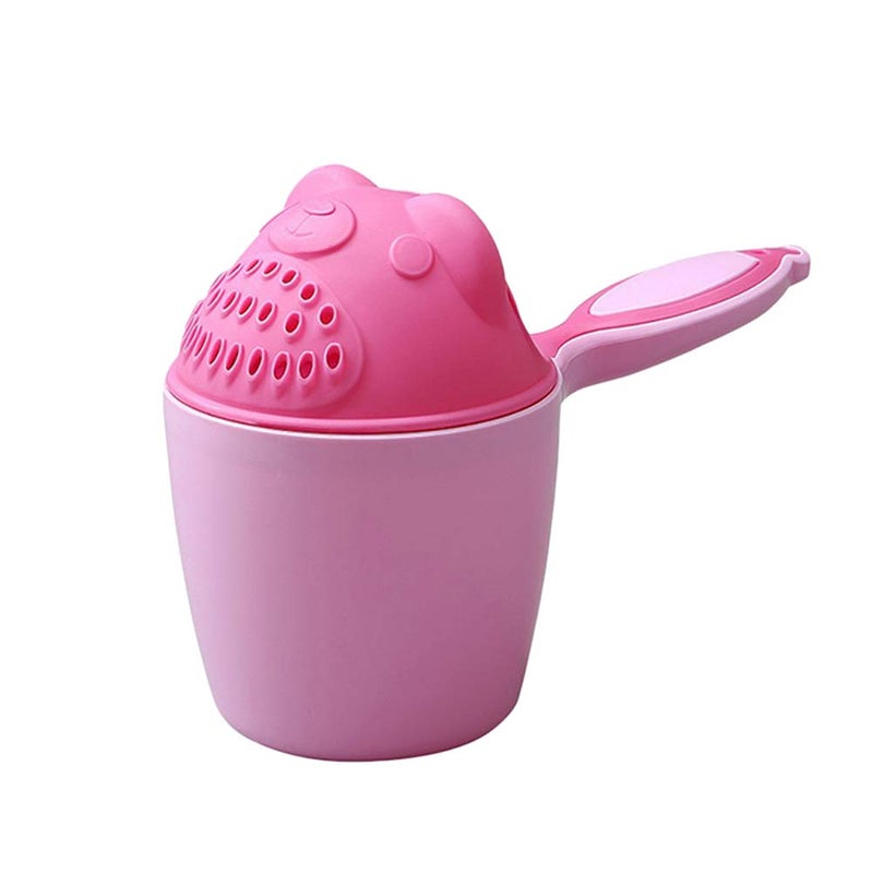 comfrt Baby Shampoo Rinse Cup Baby Spoon Shower Bath Water Cup Toddler Child Shampoo Shower Bath Cup with Easy-Grip Handle - Image 1
