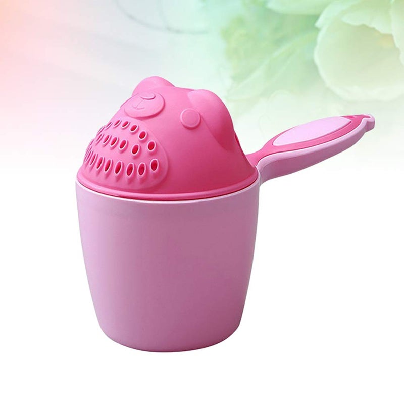 comfrt Baby Shampoo Rinse Cup Baby Spoon Shower Bath Water Cup Toddler Child Shampoo Shower Bath Cup with Easy-Grip Handle - Image 5
