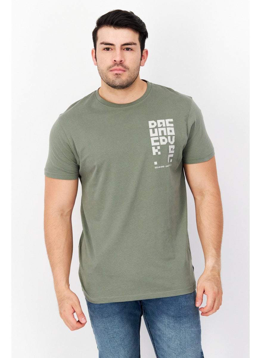 Men Crew Neck Short Sleeves Printed T-Shirt, Olive - pzsku/ZD253E34BBF85E4FFC787Z/45/_/1726108862/4eb2d2a5-32ca-4513-8e2b-3f08abf61335