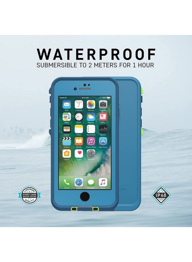 LifeProof LifeProof FRĒ Series Waterproof Case for iPhone SE 3rd Gen (2022)/ SE 2nd (2020), iPhone 8/7 (NOT Plus) - Non-Retail Packaging - Night LITE (Black/Lime)  - Image 2
