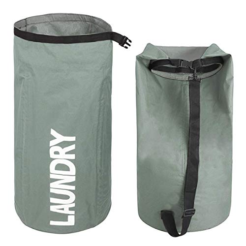 WOWLIVE WOWLIVE Extra Large Foldable Laundry Hamper Durable Laundry Basket Collapsible Laundry Bag Backpack Laundry LinerDirty - Image 1
