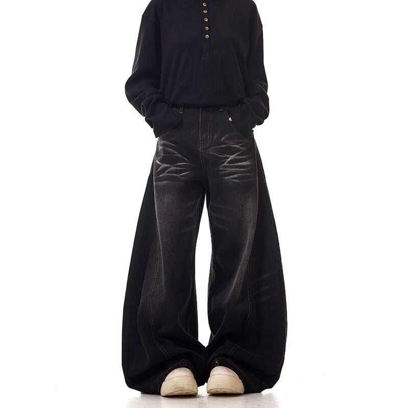 Unisex Casual Daily Denim Jeans - Image 1