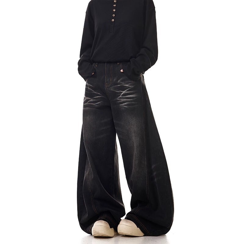 Unisex Casual Daily Denim Jeans - Image 4