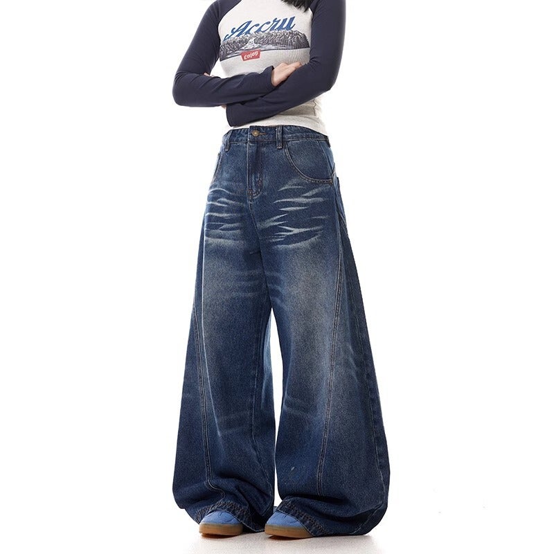 Unisex Casual Daily Denim Jeans - Image 3