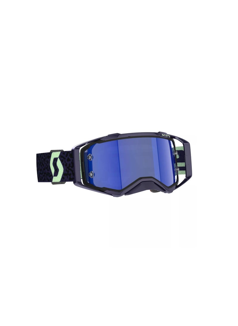 Scott SCOTT  Goggle  Prospect  Amplifier  dark  purple/mint  green  blue  chrome works 