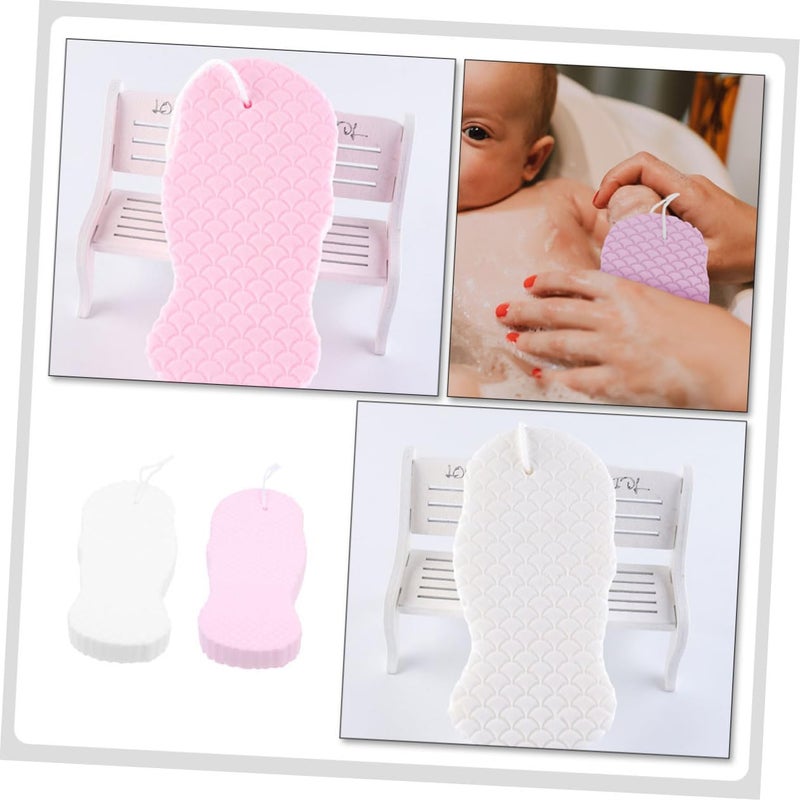 2pcs Lightweight Bath Sponge Sponges Brush for Boys and Girls Bathing and Shower - Image 3