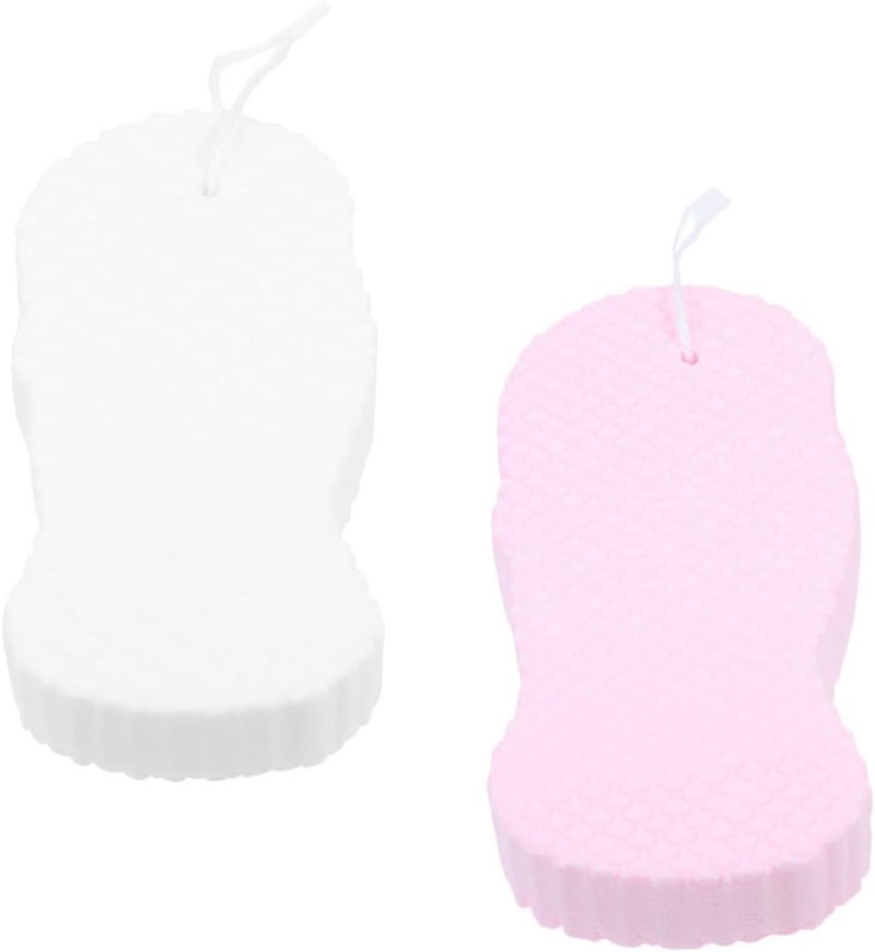 2pcs Lightweight Bath Sponge Sponges Brush for Boys and Girls Bathing and Shower - Image 1