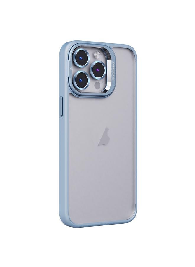 S-TOP Case For iPhone 13 Pro Max Invisible Lens Holder PC + TPU Frosted Phone Case - Image 1