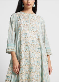 Biba Kurta & Palazzo Set  - Image 3