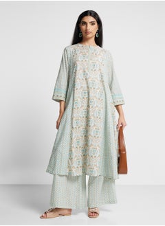 Biba Kurta & Palazzo Set  - Image 1