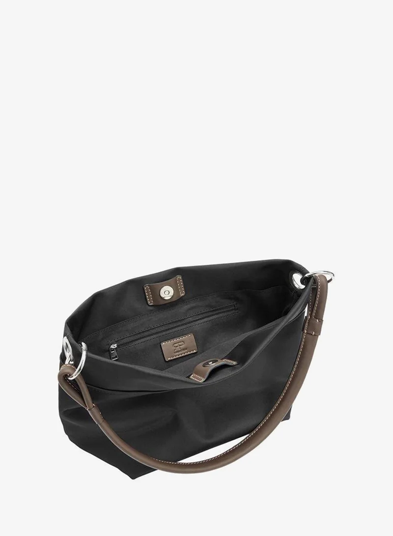 Parfois Black Nylon Shoulder Bag for Women | Best Price UAE
