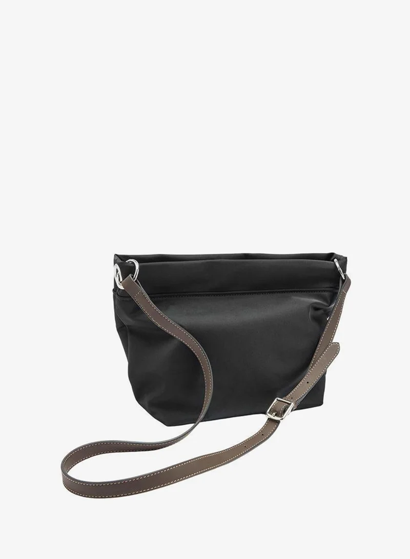 Parfois Black Nylon Shoulder Bag for Women | Best Price UAE