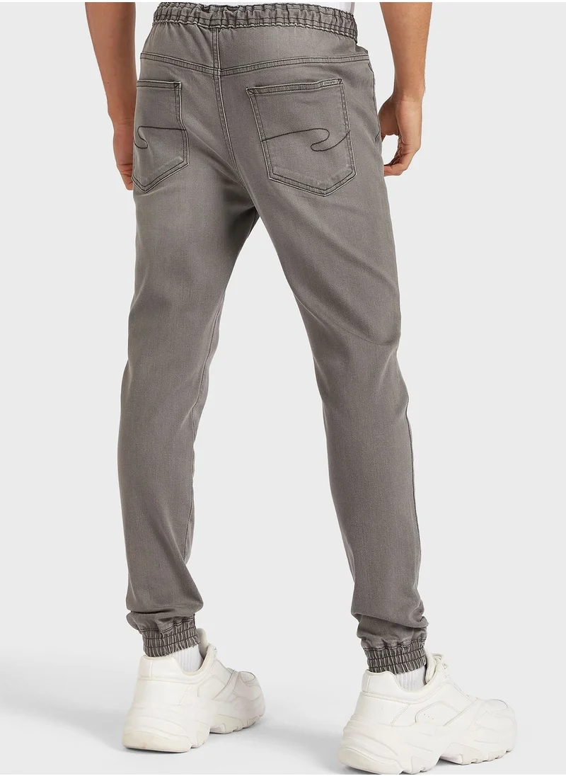 Lee Cooper Light Wash Jogg Jeans