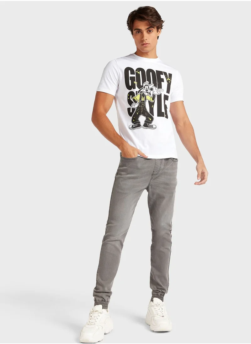 Lee Cooper Light Wash Jogg Jeans
