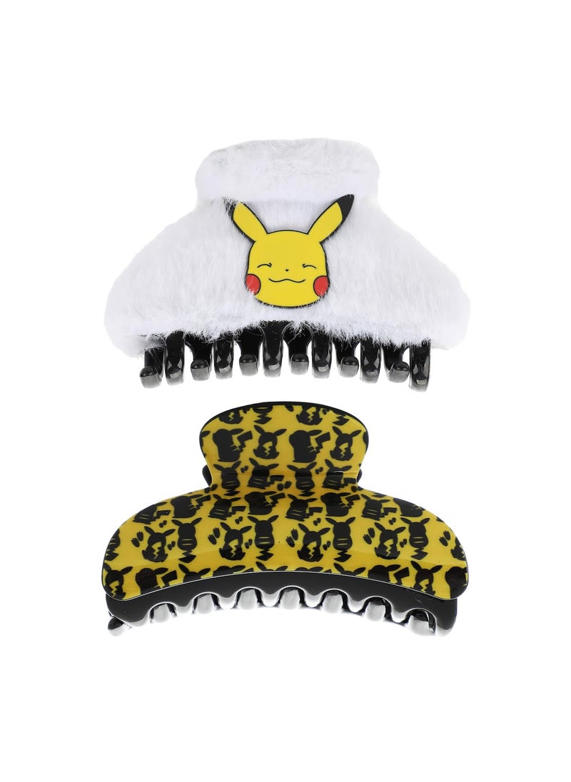 Bioworld - Bioworld Pokemon Pikachu Womens 2Pack Hair Clip Set - Image 1