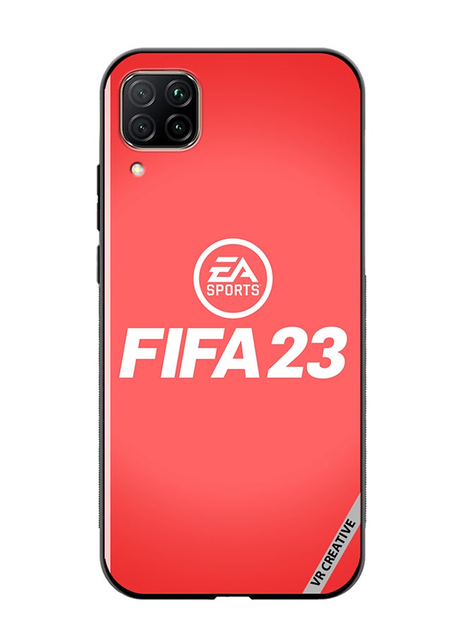 VR CREATIVE Protective Case Cover For Huawei Nova 7i/P40 Lite Fifa 23 Red Ea Design Multicolour - Image 1
