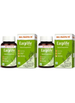 Easylife - Moringa Spirulina Ashwagandha Grape Seed Gokshura (60 Capsules) X Pack Of 2