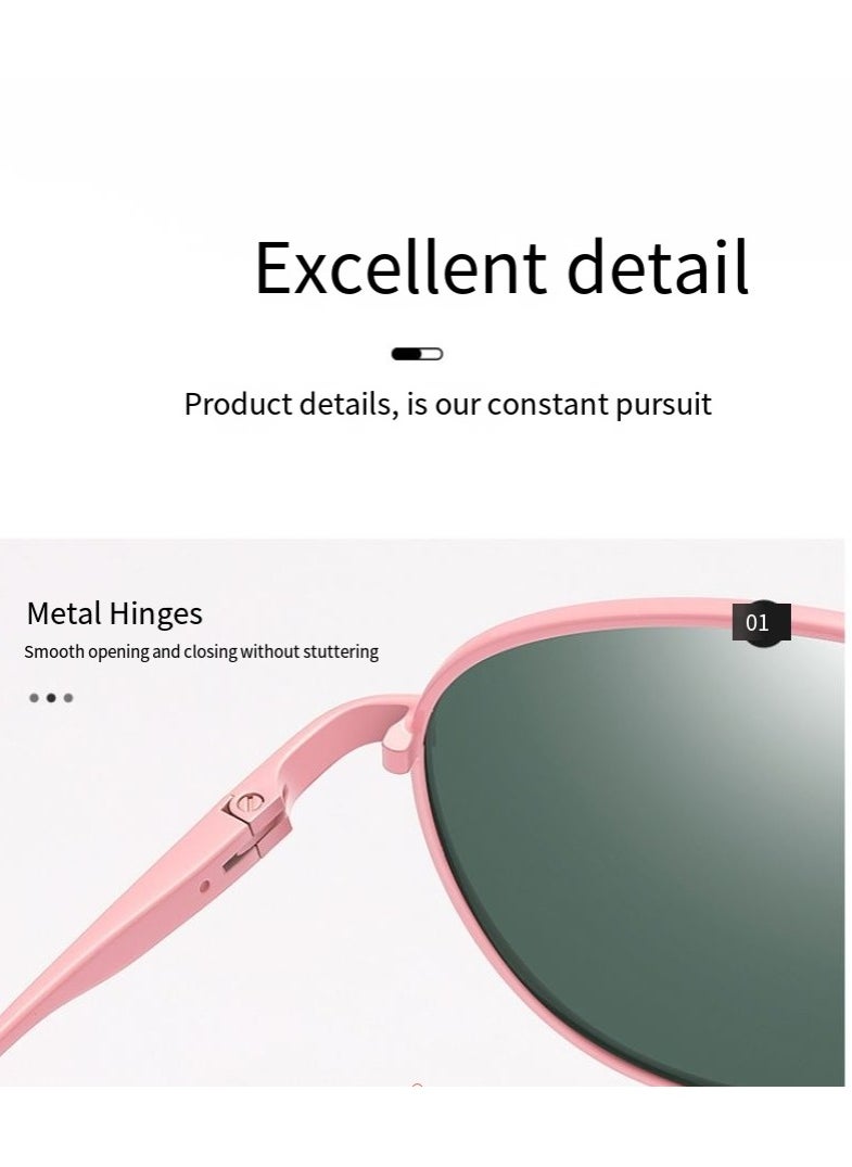 General Hot sale sunglasses women's frog mirror driving sunglasses men's pilot spring foot anti-ultraviolet glasses  - Image 2