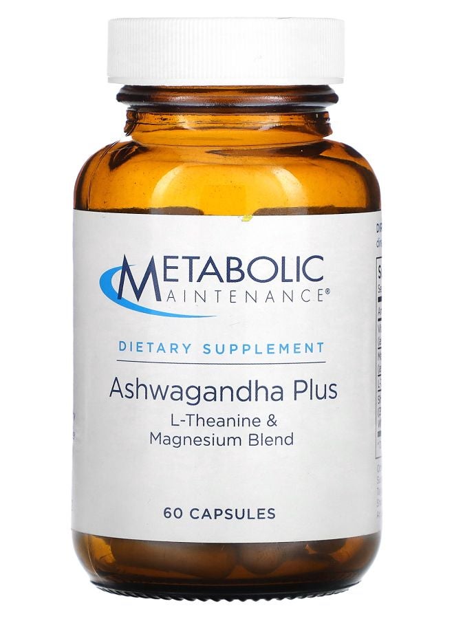 Metabolic Maintenance Ashwagandha Plus L-Theanine & Magnesium Blend 60 Capsules