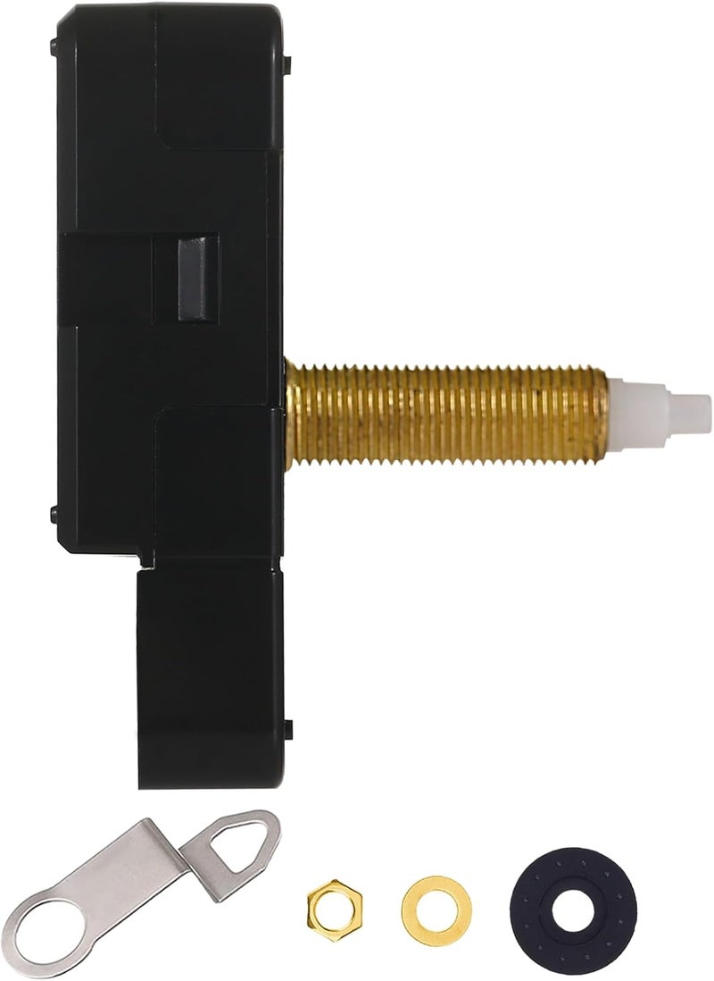 DEEWISH Revolutionizing Long Shaft Clock Mechanism Repair: The DW-1688 Series Quartz Movement, Your Solution to a High-Torque, Battery-Operated, Silent Sweeping Clock(32mm, no Clock Hands) - Image 1