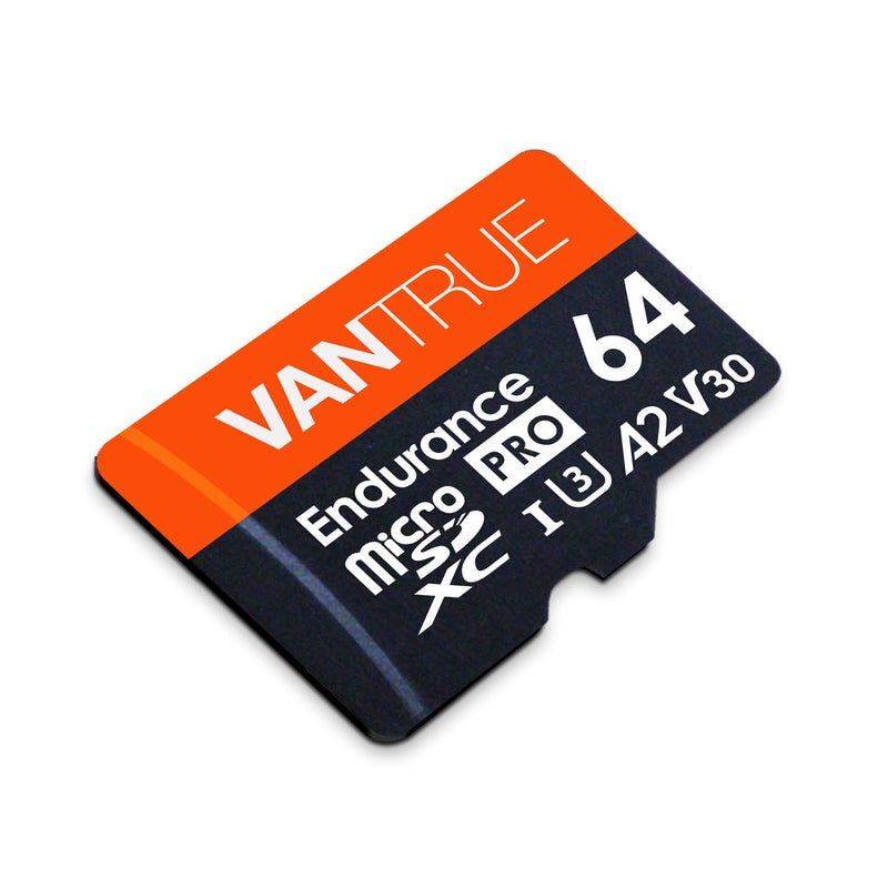 Vantrue 64GB microSD Card with Adapter, U3 UHS-I High Speed SD Card for Dash Cams & Home Security System Video Cameras - Image 4