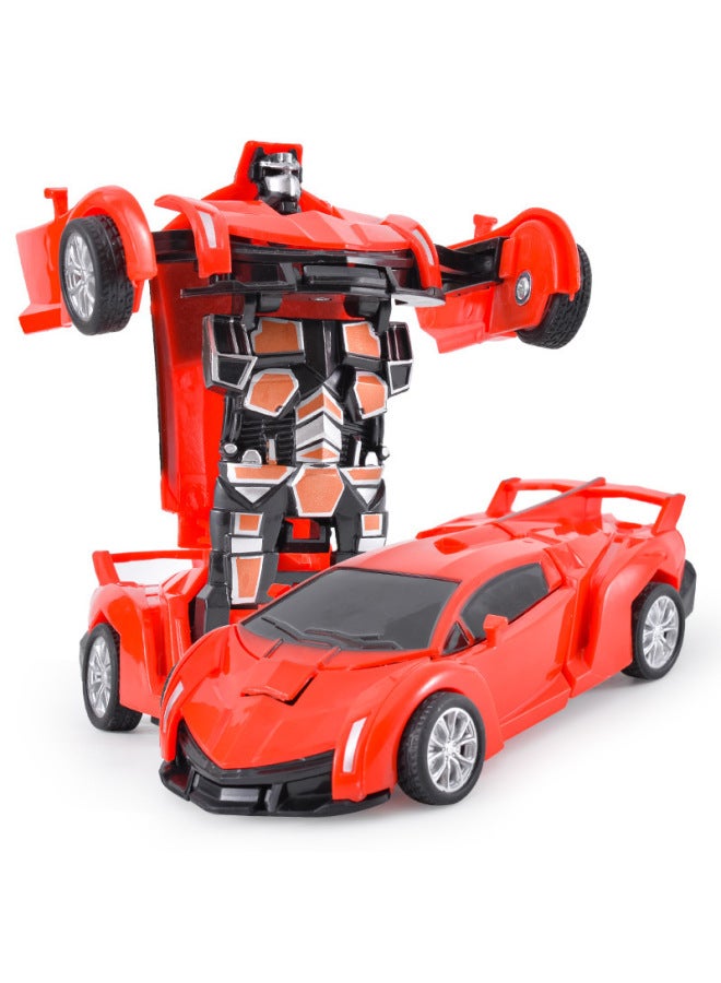 Cross-border Children's Deformation Toy Boy Collision Deformation Car Model Children Chenghai Stall Toy Car Wholesale 