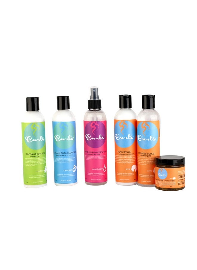 Curls - Curls Crème Brule Whipped Sculpting Cream - Dry, Wavy, Curly, and Textured Hair - Fights Frizz and Defines Refresh and Rehydrate, 8oz - Image 1