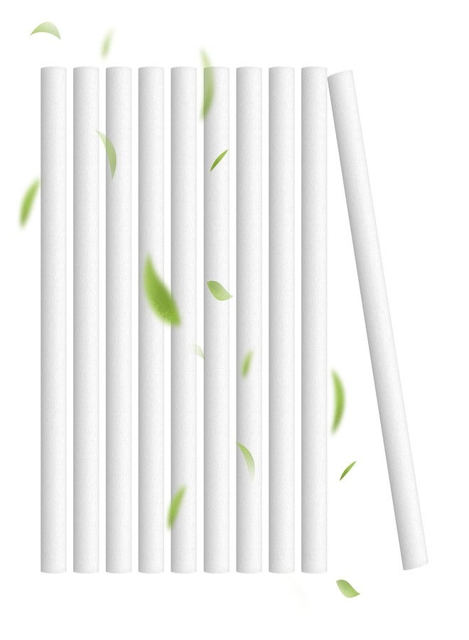HOTLIFE 10 Pieces Humidifier Cotton Sticks Filter Replacement, Refill Sticks Filter Replacement Wicks for Cool Mist Humidifier Portable Personal Small Humidifier (8 x 100mm), white filiter - Image 1