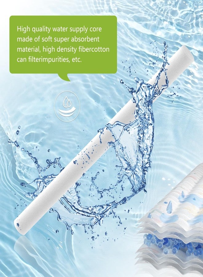 HOTLIFE 10 Pieces Humidifier Cotton Sticks Filter Replacement, Refill Sticks Filter Replacement Wicks for Cool Mist Humidifier Portable Personal Small Humidifier (8 x 100mm), white filiter - Image 3