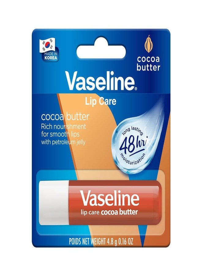 Vaseline Lip Care | Cocoa Butter Lip Balm Stick | up to 48Hr moisturization | with cocoa & shea butter | made in South Korea | 4.8g - Image 2