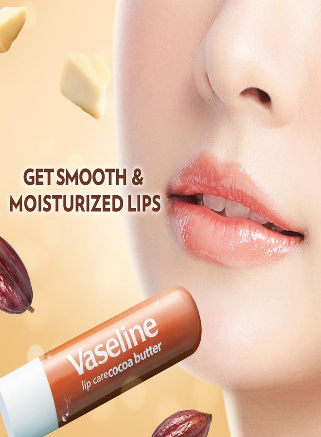 Vaseline Lip Care | Cocoa Butter Lip Balm Stick | up to 48Hr moisturization | with cocoa & shea butter | made in South Korea | 4.8g - Image 5