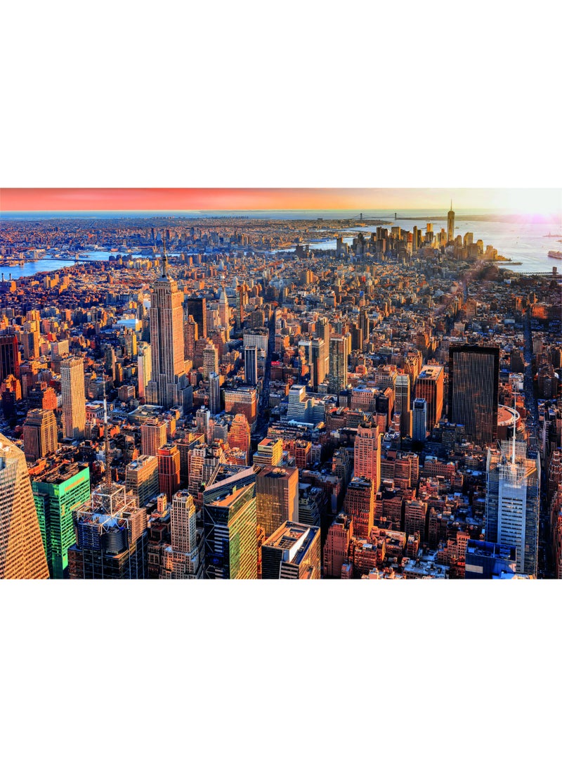 Clementoni Puzzle HQC New York City + Poster 1000-Pieces | Jigsaw Puzzle | Puzzle for Adults | Challenging Puzzle | Perfect for Stress Reliever and Puzzle Lovers | Made in Italy - Image 3