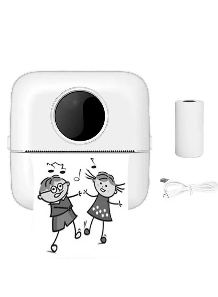 Portable Thermal Label Maker Sticker Maker Printing Accessory For Labels Memos Study Notes Portable Design - Image 1