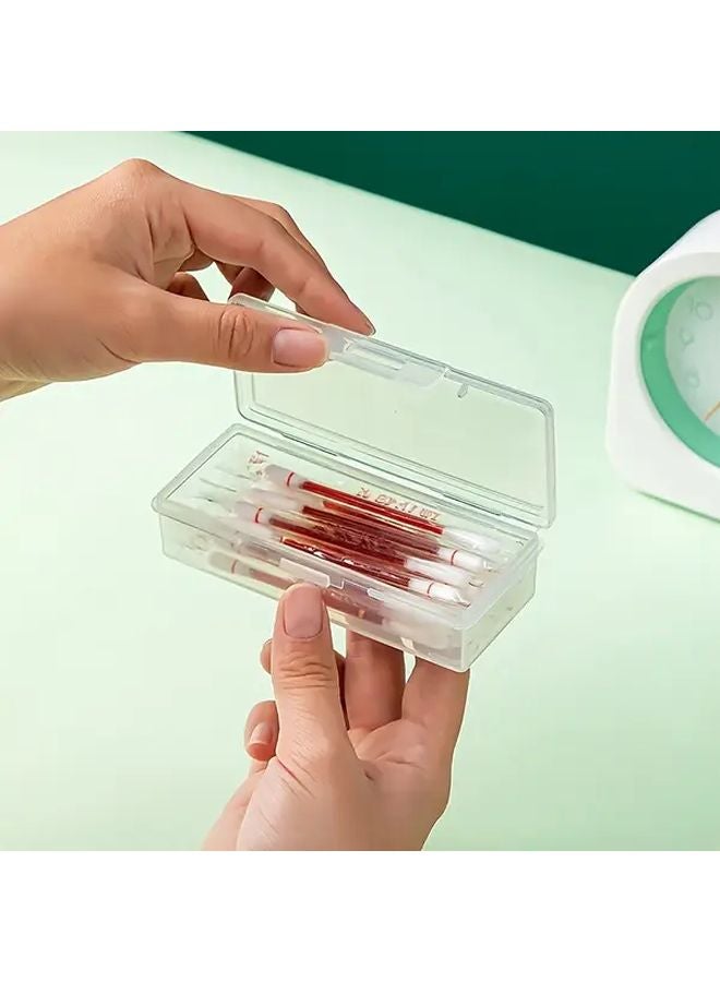 3 Pcs Portable Large Capacity Toothpick Box Medicine Case Swab Dustproof Storage Container - Image 5