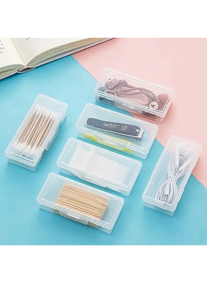 3 Pcs Portable Large Capacity Toothpick Box Medicine Case Swab Dustproof Storage Container - Image 4