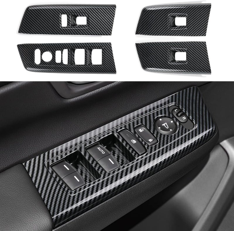 CKE Carbon Fiber Style Door Armrest Cover for Honda CR-V - Image 1