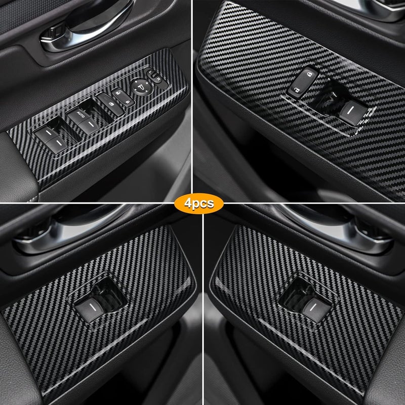 CKE Carbon Fiber Style Door Armrest Cover for Honda CR-V - Image 5