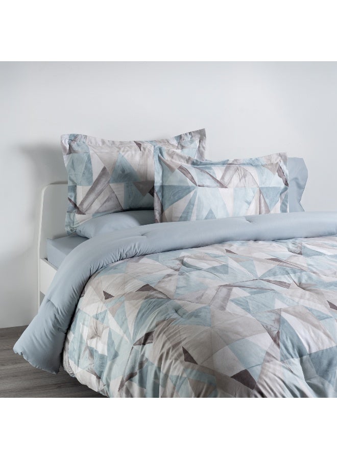 Cottage طقم لحاف كينغ من الألياف الدقيقة 6 قطع، 220*240 سم - Image 1