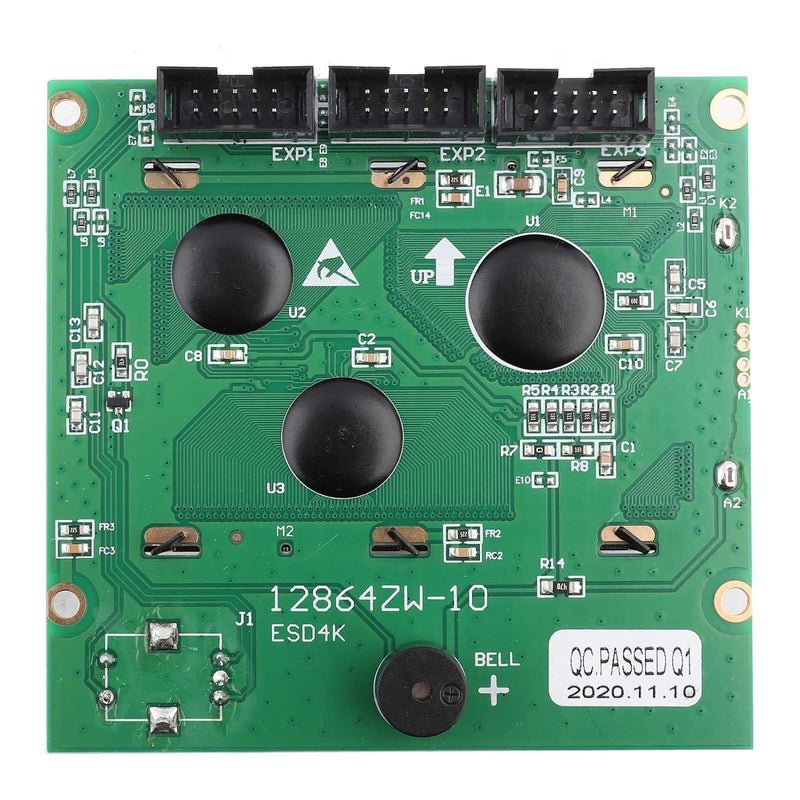 Various size alternatives Replacement LCD Di Sn for 10S 3D Printer, LCD Sn with 2 Cables, Clear White Characters Blue Backlit, Supports RAMPS 1.4 Control Board, Compatible Bug proof seal - Image 2
