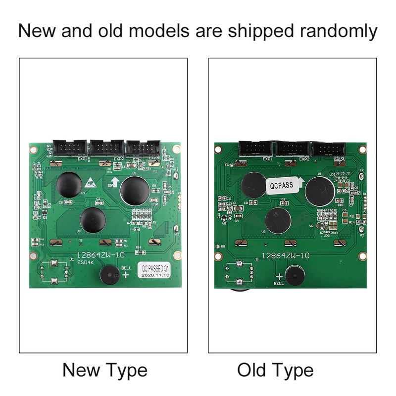 Various size alternatives Replacement LCD Di Sn for 10S 3D Printer, LCD Sn with 2 Cables, Clear White Characters Blue Backlit, Supports RAMPS 1.4 Control Board, Compatible Bug proof seal - Image 5