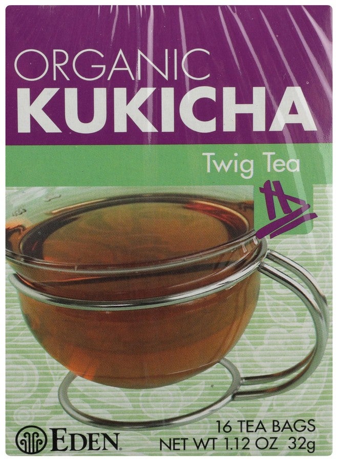 Eden Twig Tea, Tea Bags, Kukicha, Organic 1.12 oz Boxes - Image 1